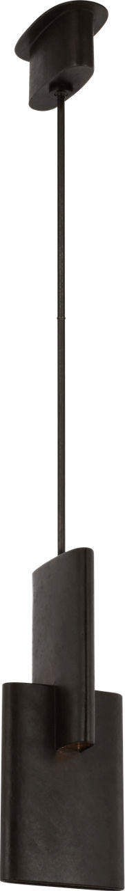 Lotura 8" Intersecting Pendant | Museum Black