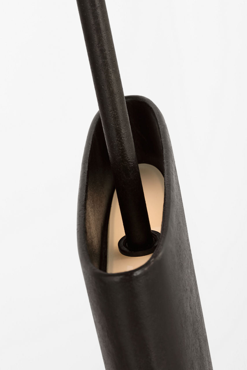 Lotura 8" Intersecting Pendant | Museum Black