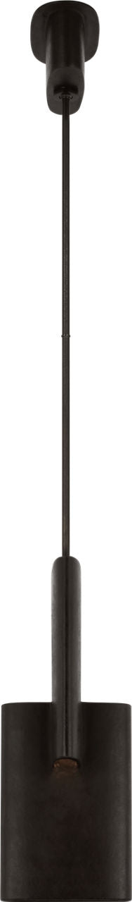 Lotura 8" Intersecting Pendant | Museum Black