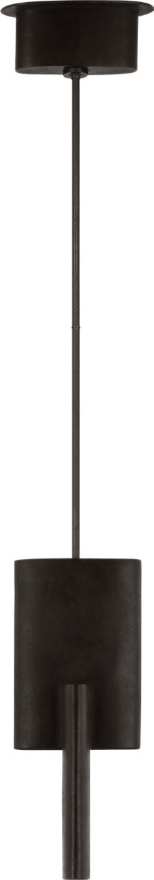 Lotura 8" Intersecting Pendant | Museum Black