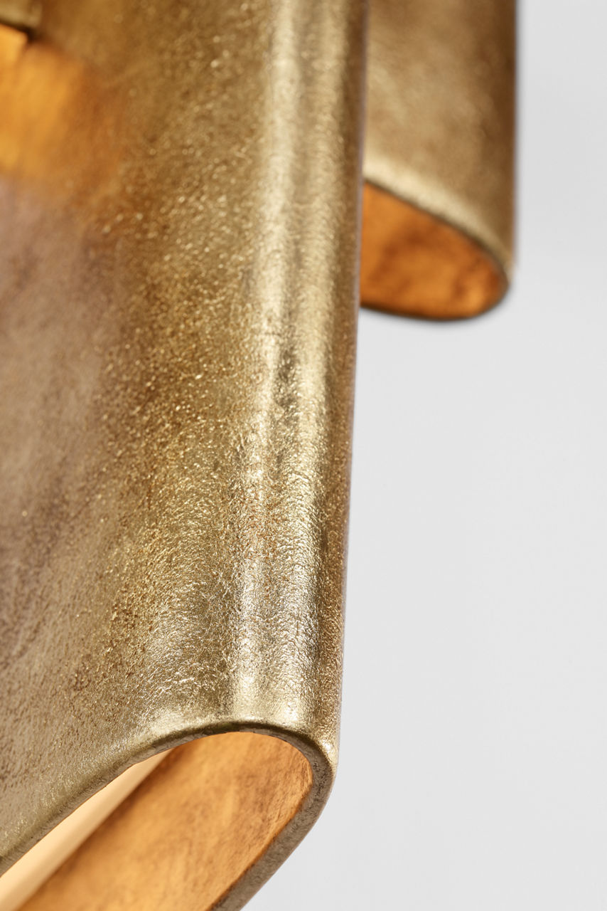 Lotura 8" Intersecting Pendant | Museum Gild