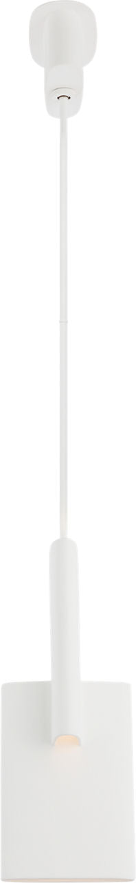 Lotura 8" Intersecting Pendant | Museum White