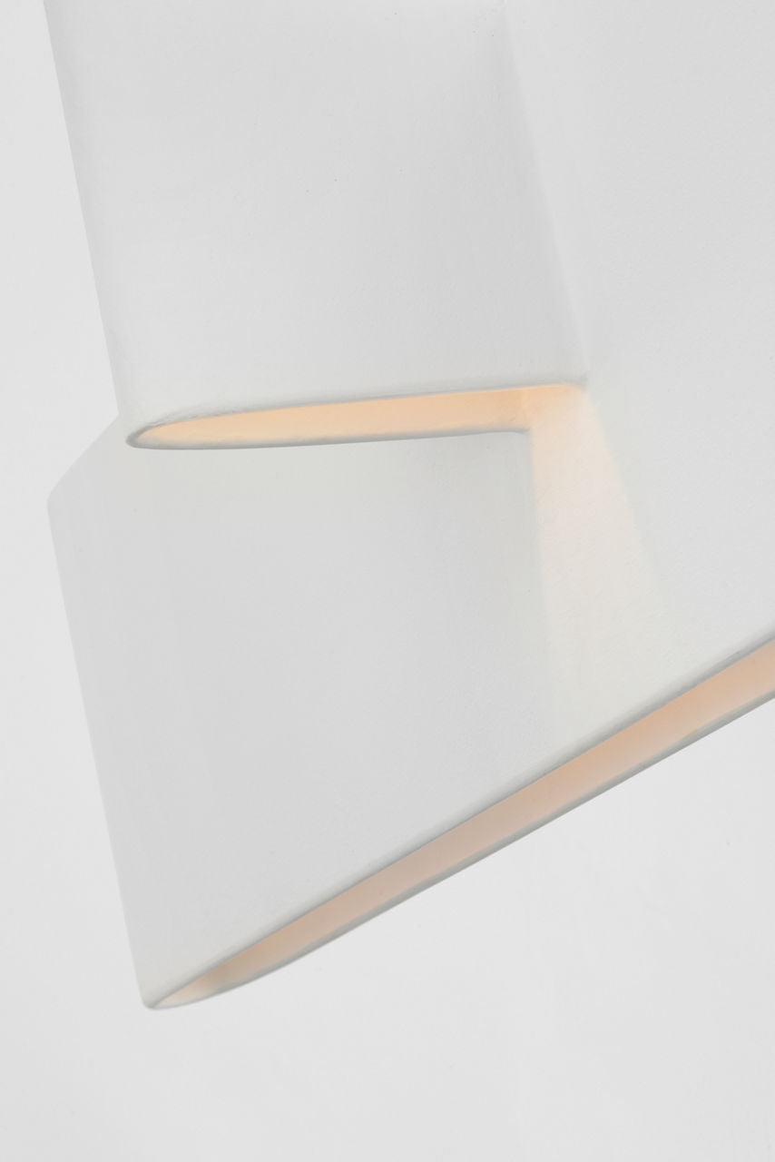 Lotura 36" Intersecting Linear Pendant | Museum White