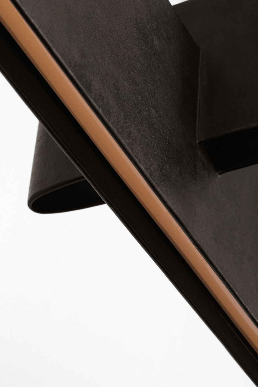 Lotura 48" Intersecting Linear Pendant | Museum Black