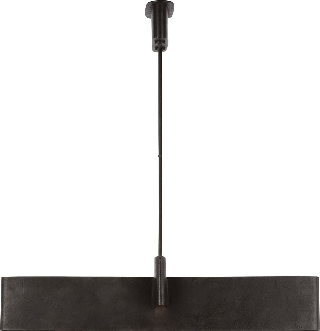 Lotura 48" Intersecting Linear Pendant | Museum Black