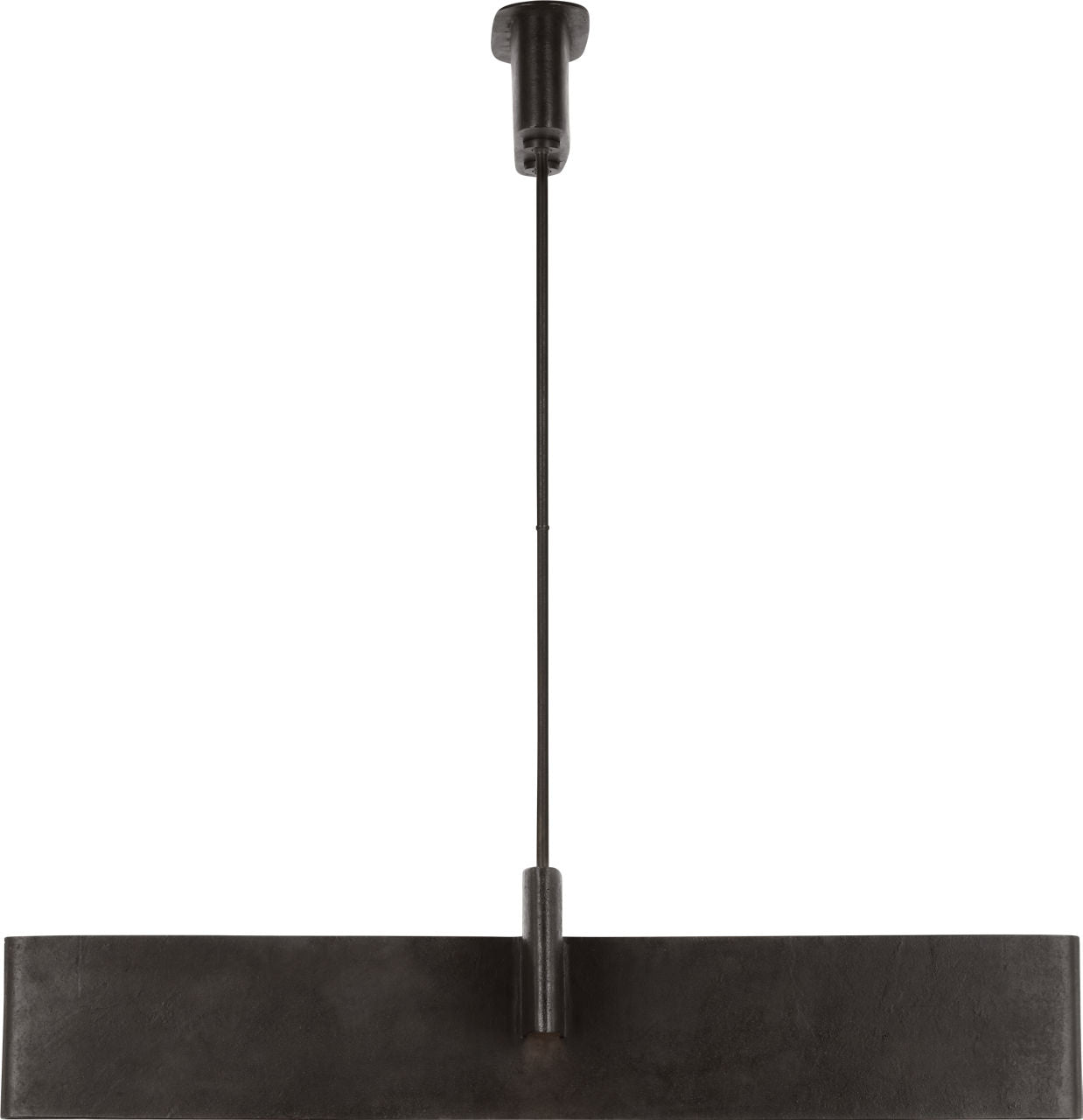 Lotura 48" Intersecting Linear Pendant | Museum Black
