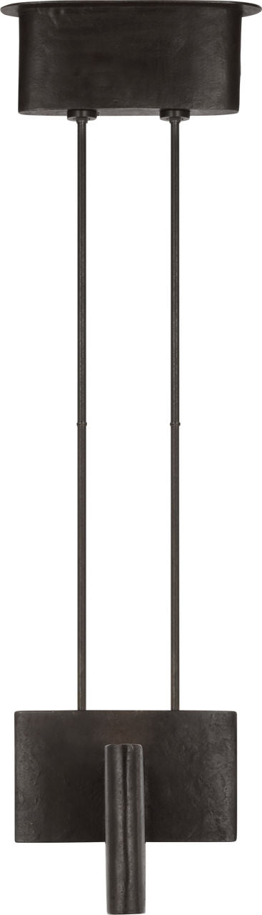 Lotura 48" Intersecting Linear Pendant | Museum Black
