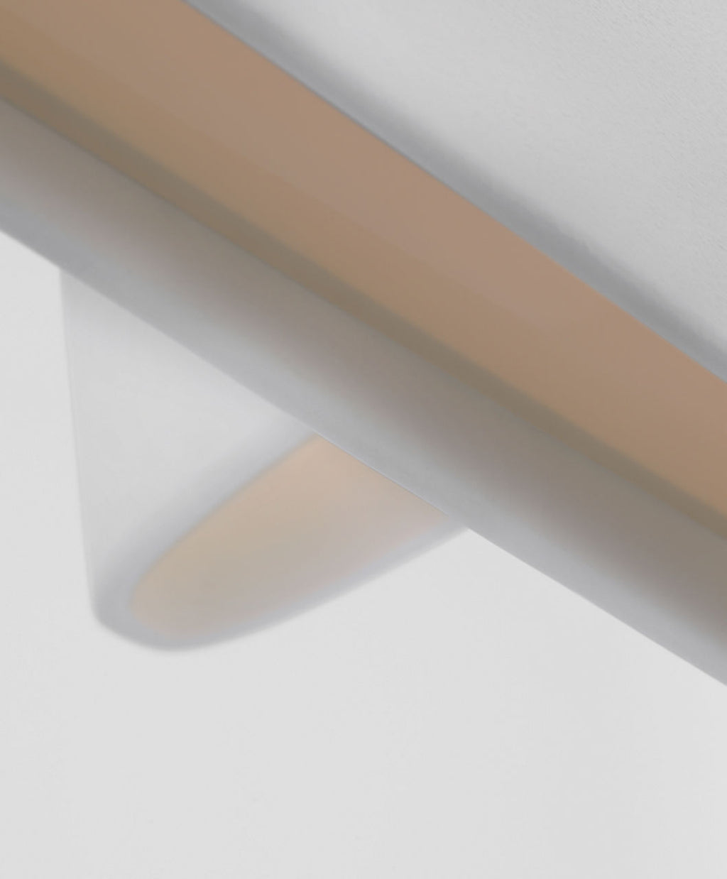 Lotura 48" Intersecting Linear Pendant | Museum White