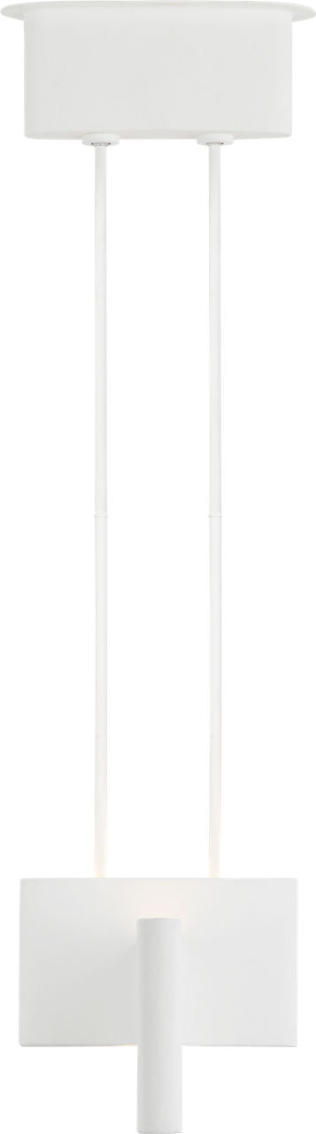 Lotura 48" Intersecting Linear Pendant | Museum White