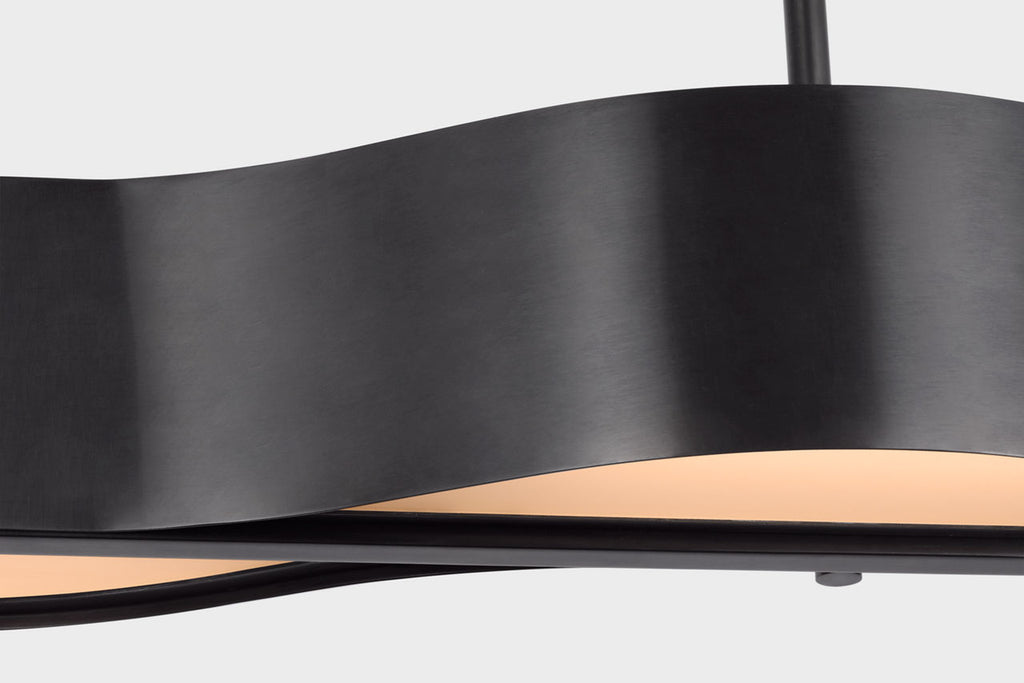 Avant 60" Linear Pendant | Bronze | Frosted Glass