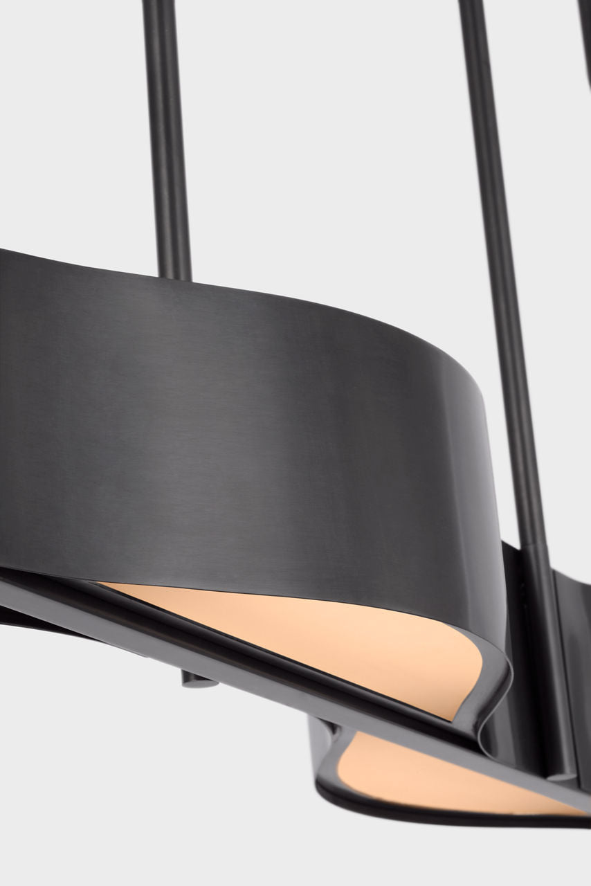 Avant 60" Linear Pendant | Bronze | Frosted Glass