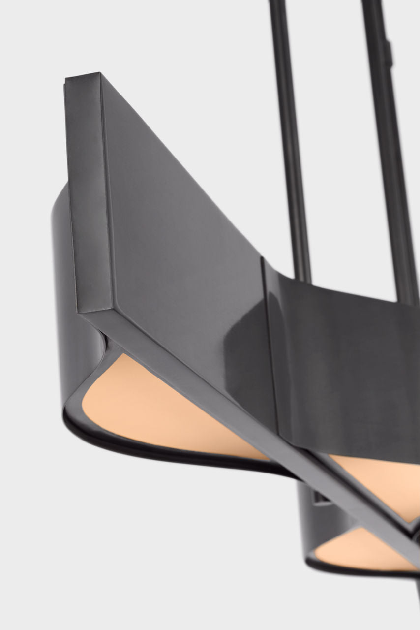 Avant 60" Linear Pendant | Bronze | Frosted Glass