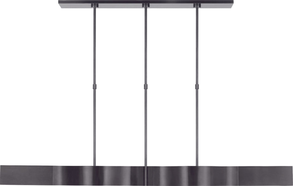 Avant 60" Linear Pendant | Bronze | Frosted Glass