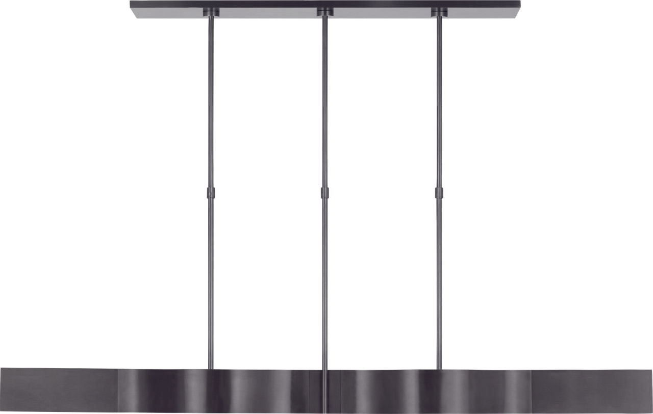 Avant 60" Linear Pendant | Bronze | Frosted Glass
