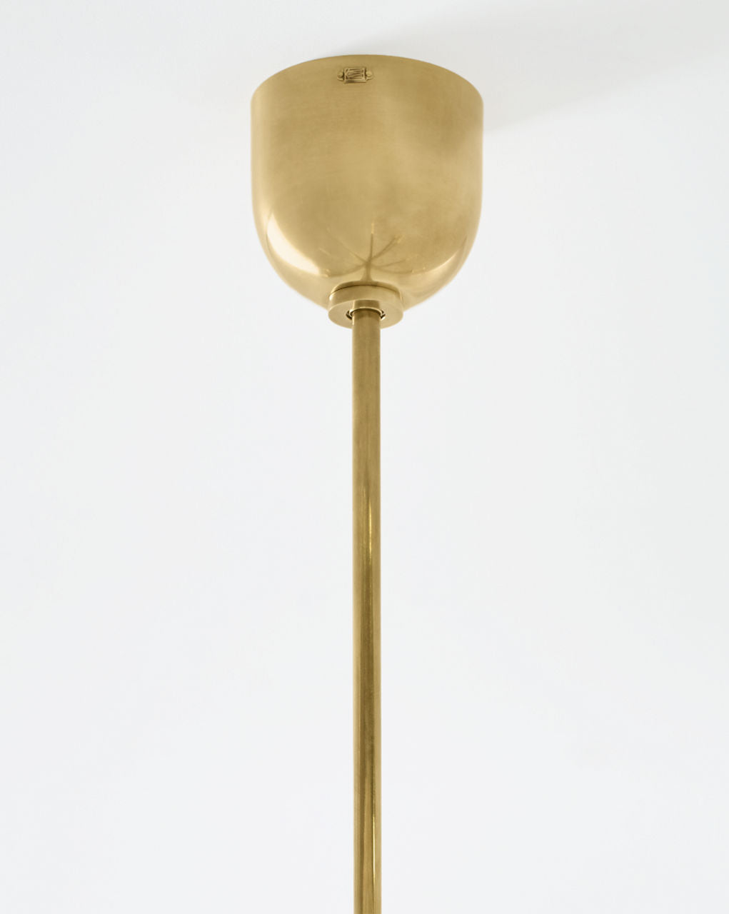 Rousseau Grande Ten Light Articulating Chandelier | Antique-Burnished Brass | Seeded Glass