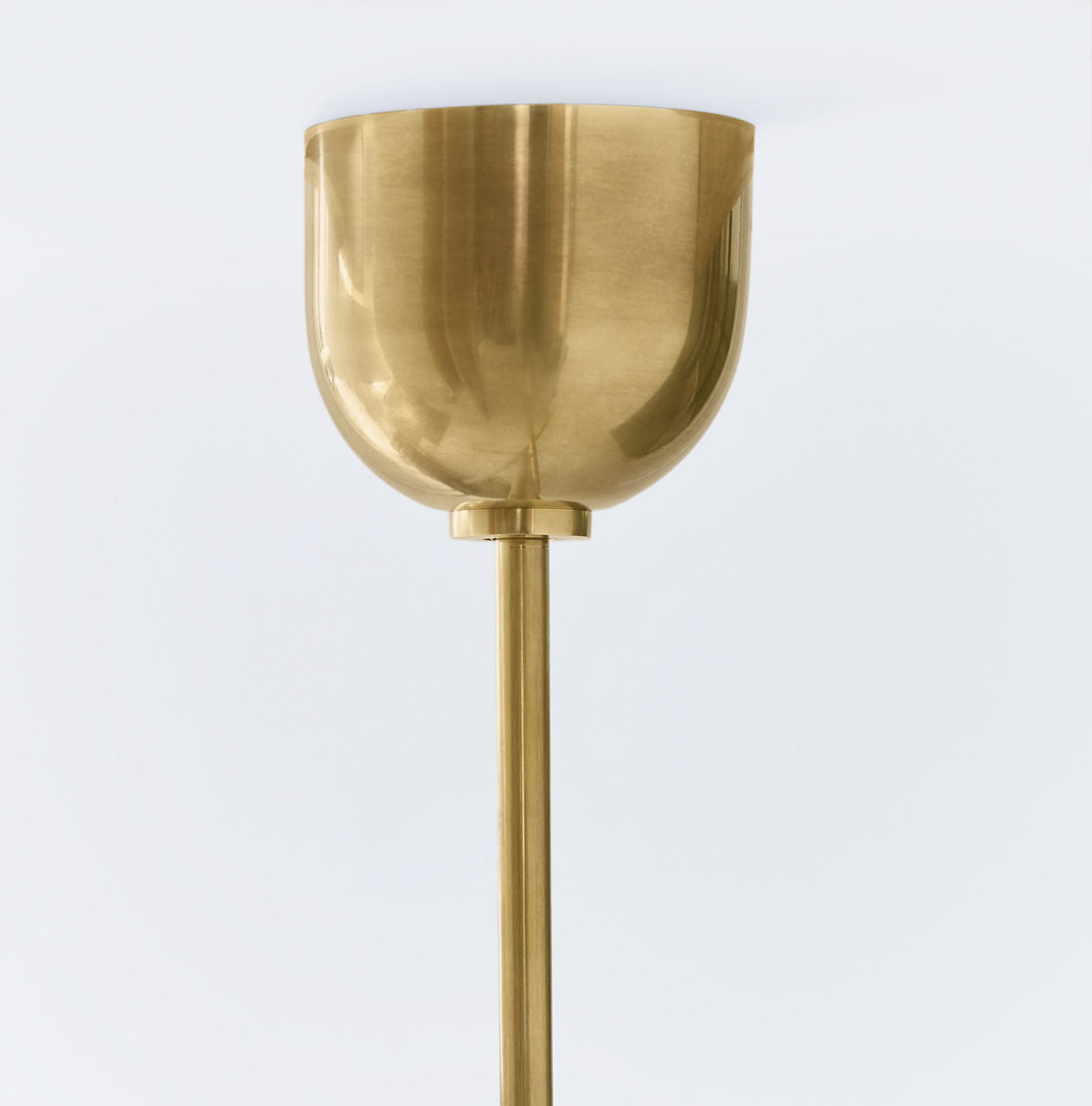 Rousseau Large Articulating Chandelier | Antique-Burnished Brass | Etched Crystal
