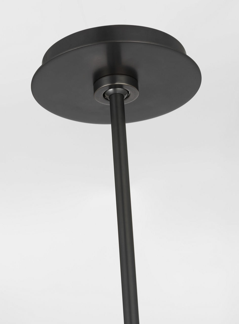 Melange 54" Linear Pendant | Bronze | Alabaster