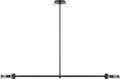 Melange 54" Linear Pendant | Bronze | Alabaster