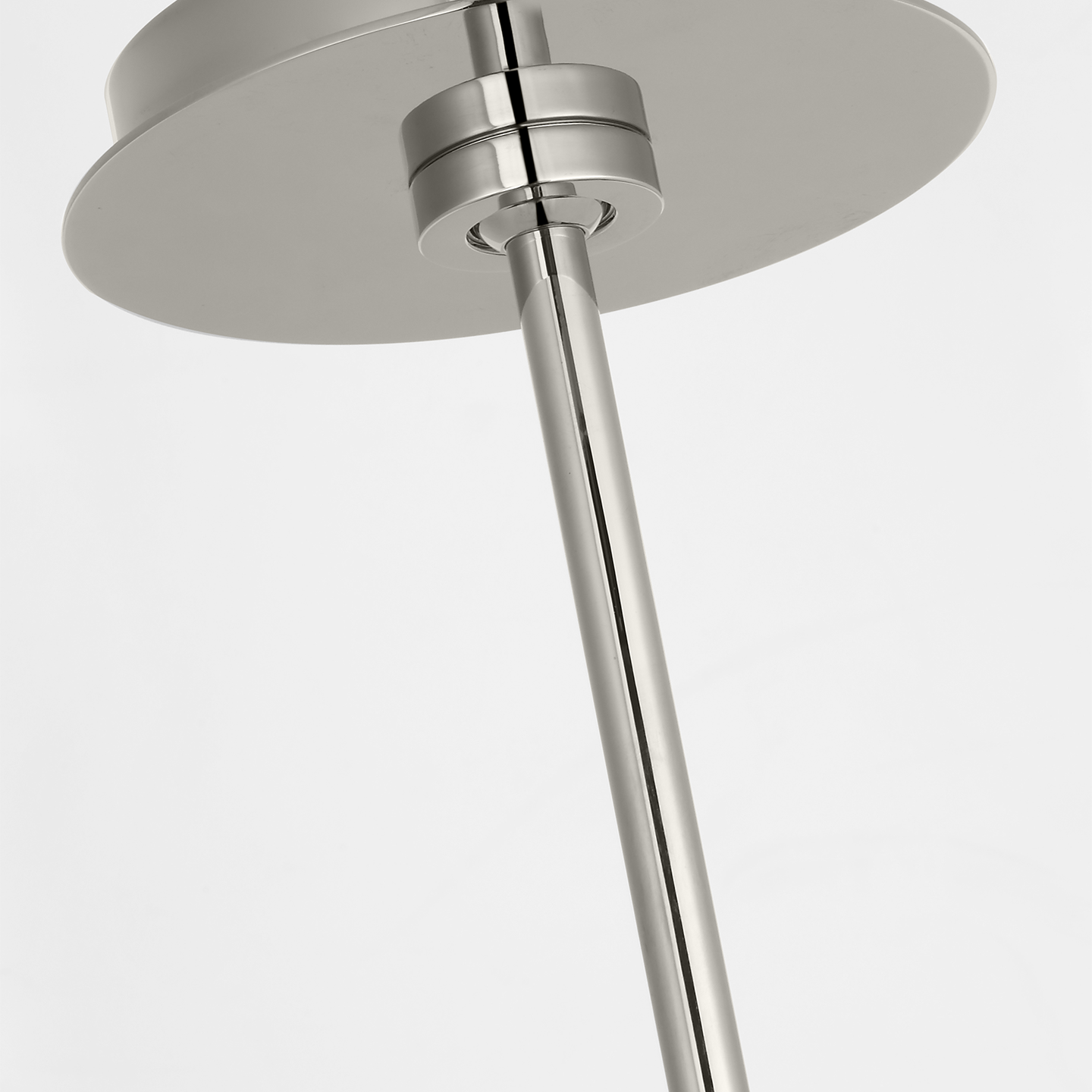 Melange 54" Linear Pendant | Polished Nickel | Alabaster