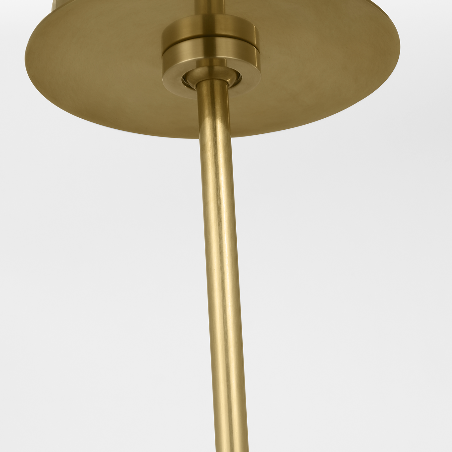 Melange 25" Multi-Positional Semi-Flush Chandelier | Antique-Burnished Brass | Alabaster