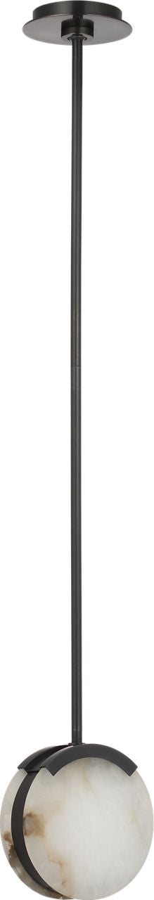 Melange 7" Pendant | Bronze | Alabaster