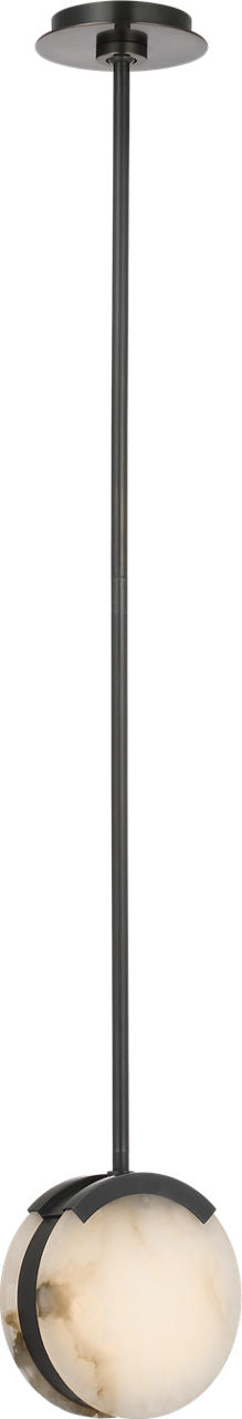 Melange 7" Pendant | Bronze | Alabaster