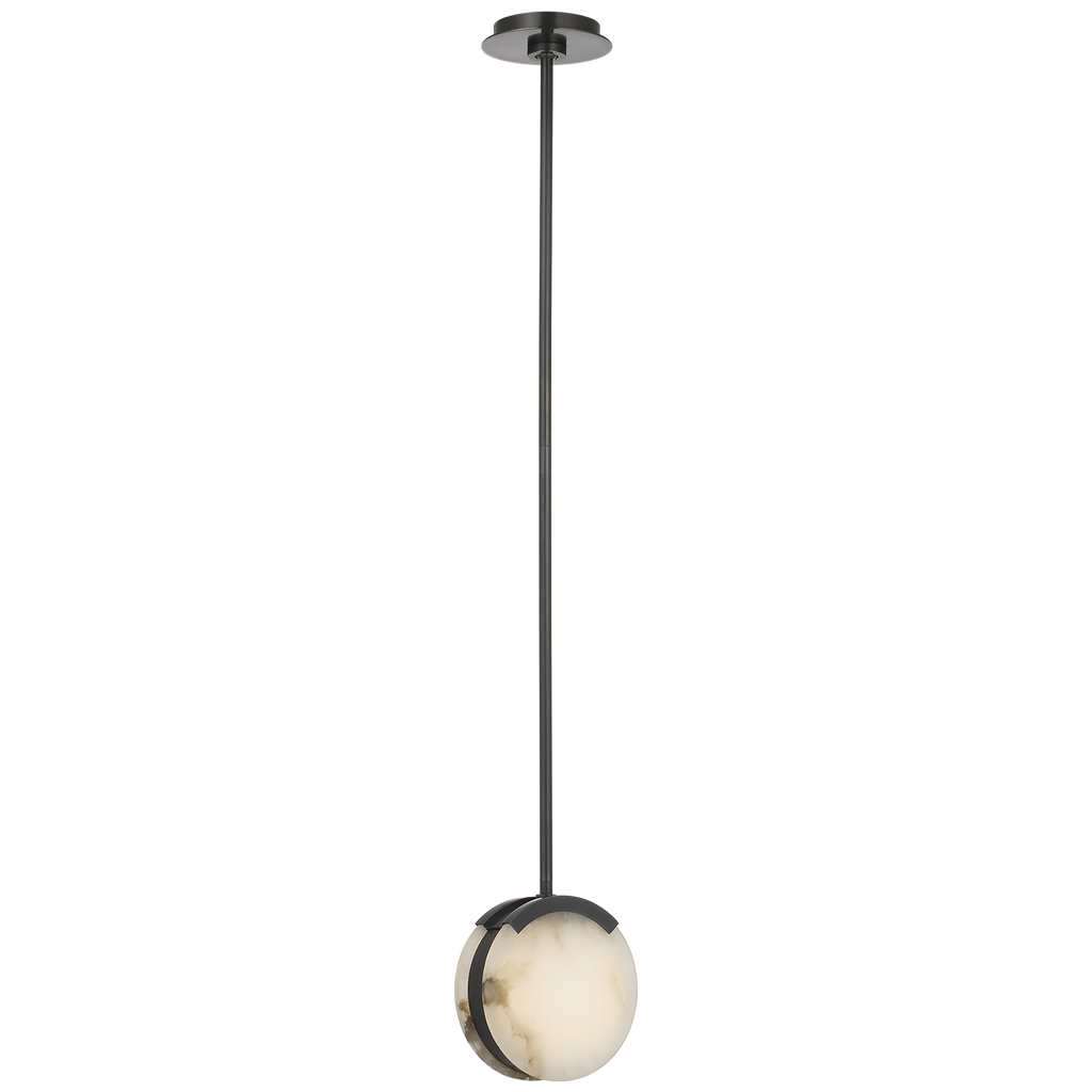 Melange 7" Pendant | Bronze | Alabaster