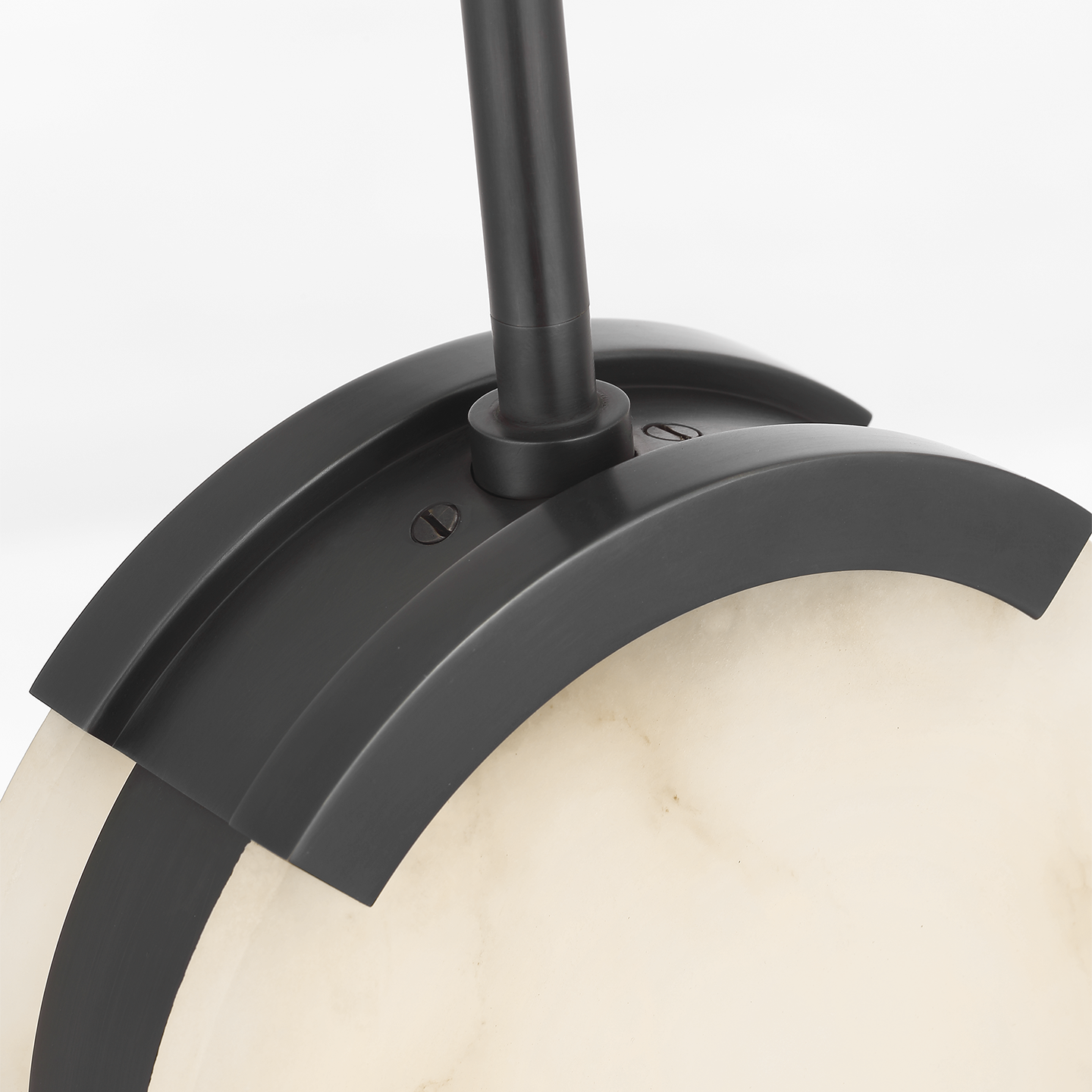 Melange 7" Pendant | Bronze | Alabaster