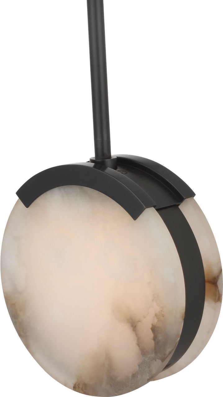 Melange 7" Pendant | Bronze | Alabaster