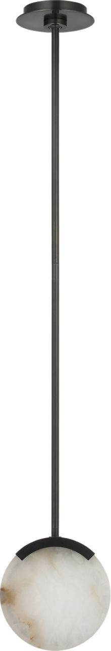 Melange 7" Pendant | Bronze | Alabaster