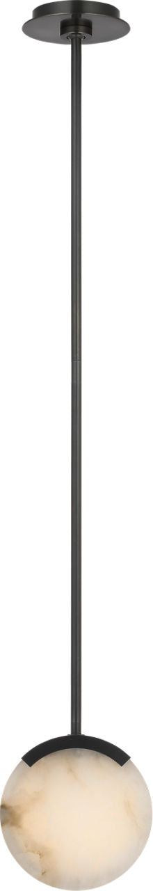 Melange 7" Pendant | Bronze | Alabaster