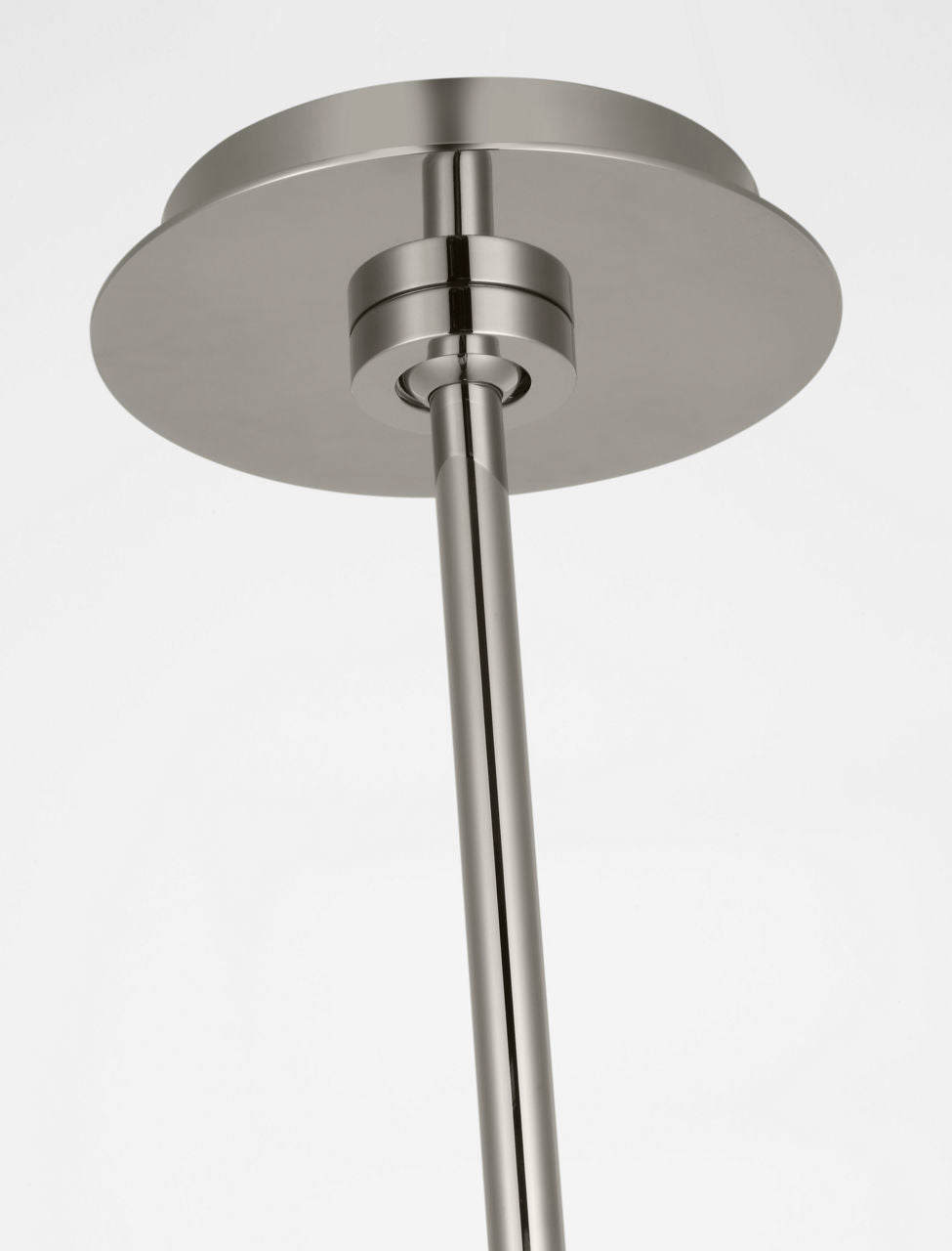 Melange 7" Pendant | Polished Nickel | Alabaster