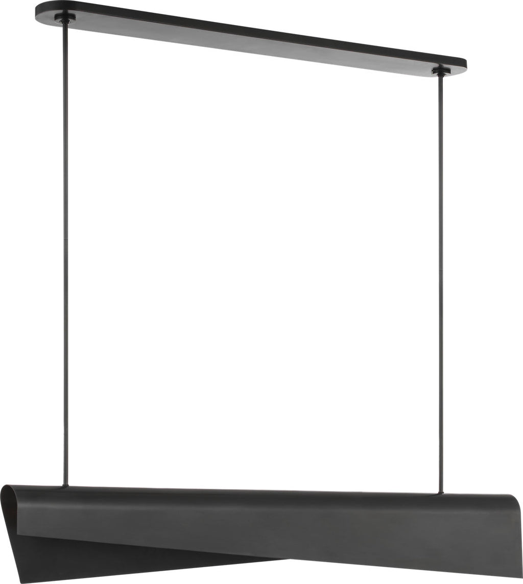 Piel 48" Linear Pendant | Bronze