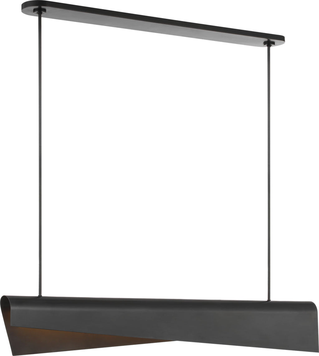 Piel 48" Linear Pendant | Bronze