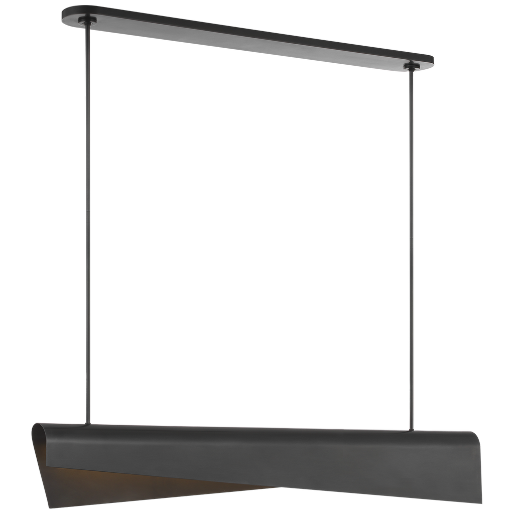 Piel 48" Linear Pendant | Bronze
