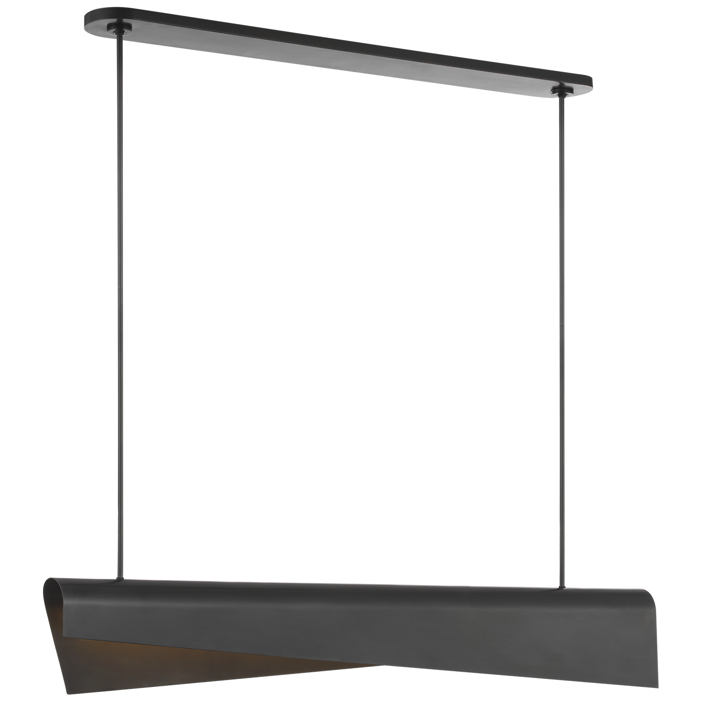 Piel 48" Linear Pendant | Bronze