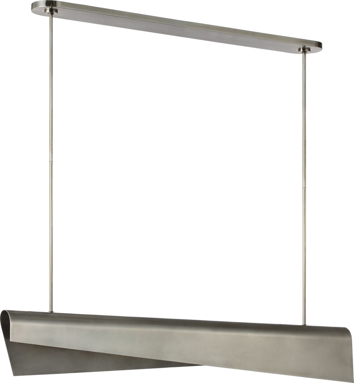Piel 48" Linear Pendant | Pewter