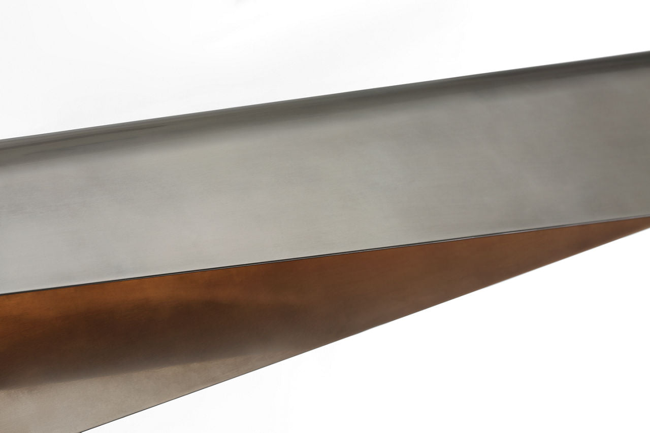 Piel 48" Linear Pendant | Pewter