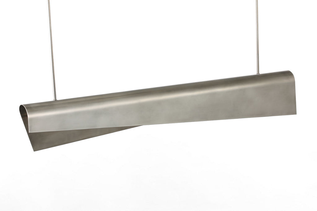 Piel 48" Linear Pendant | Pewter