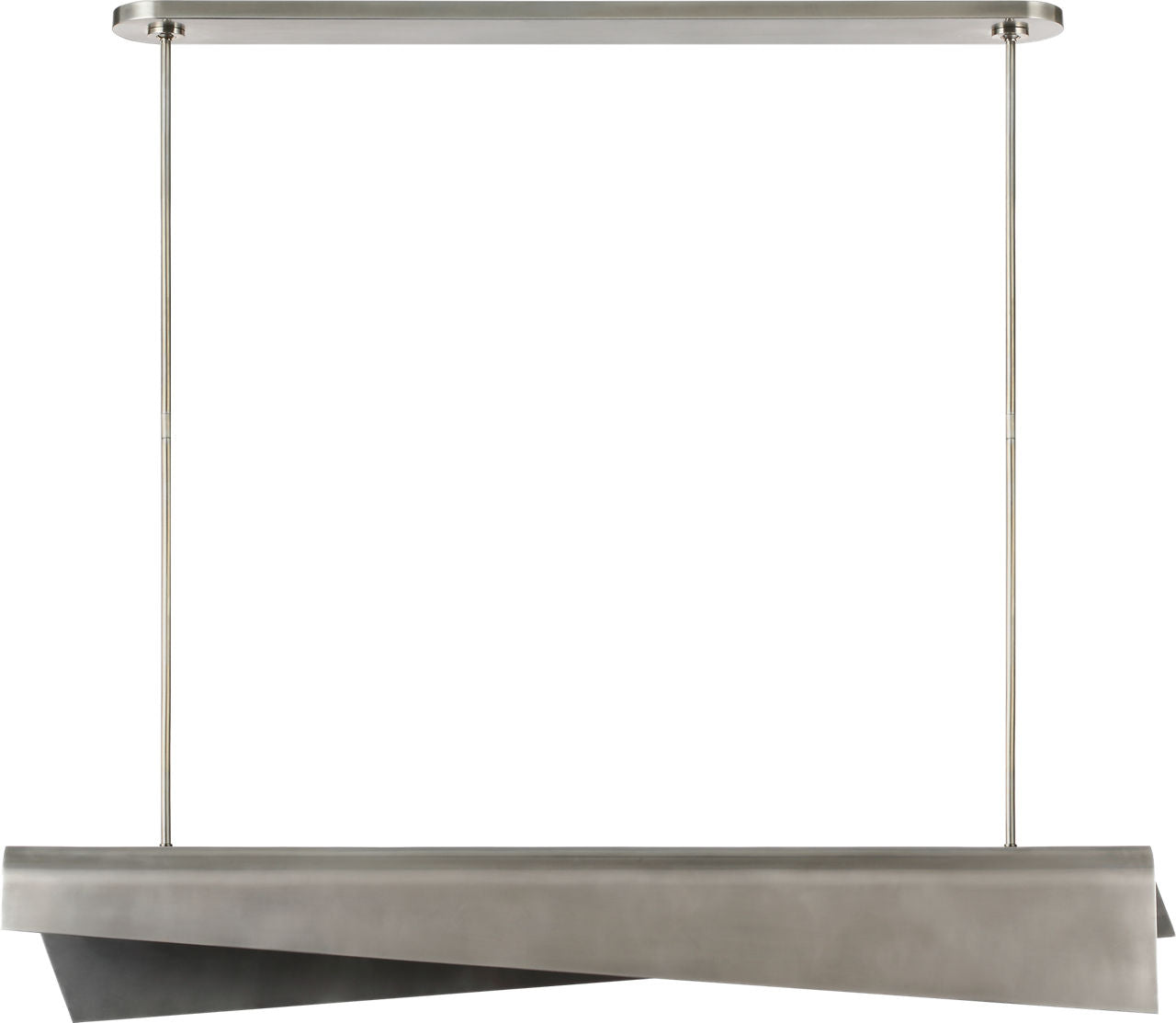 Piel 48" Linear Pendant | Pewter