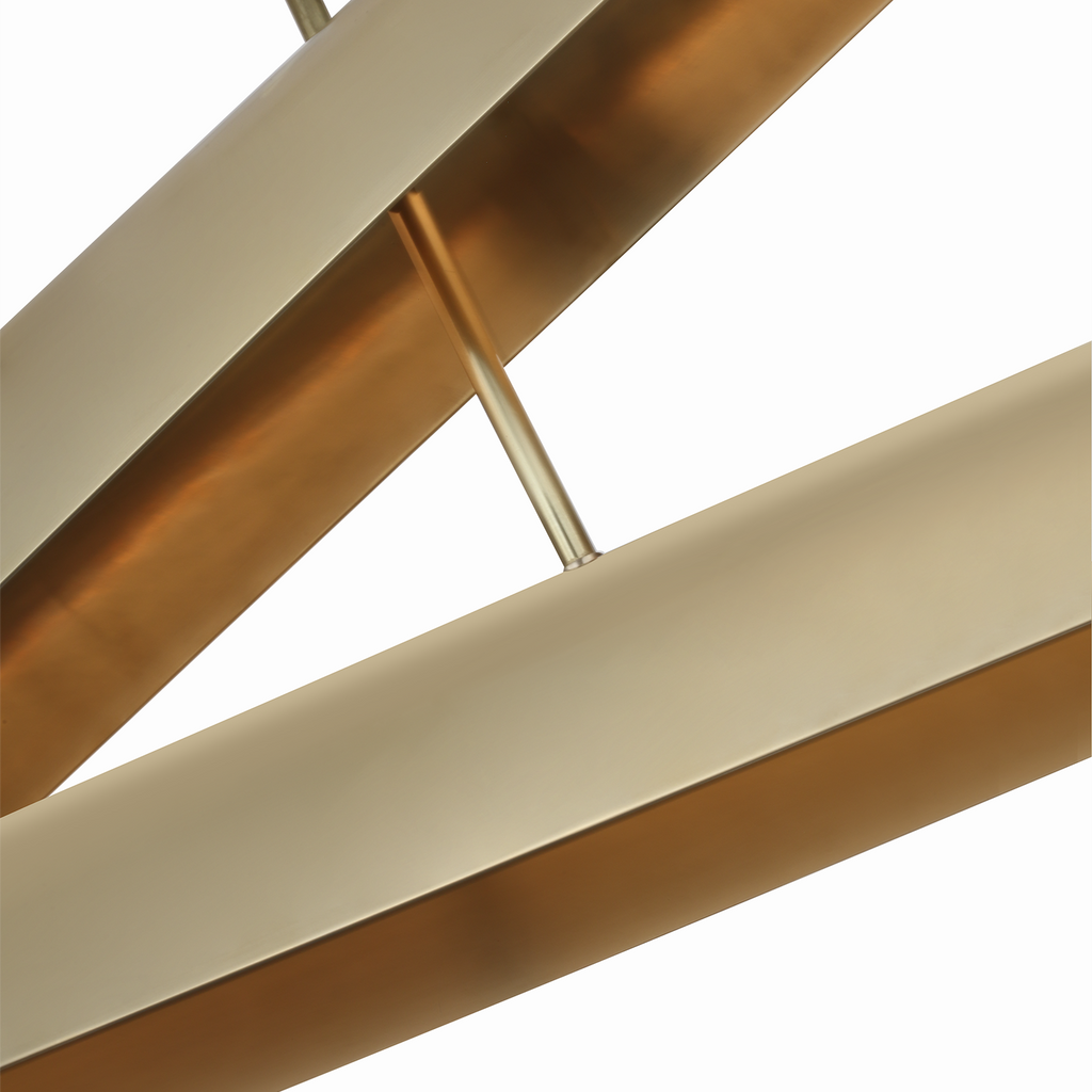 Piel 52" Multi-Positional Chandelier | Antique-Burnished Brass