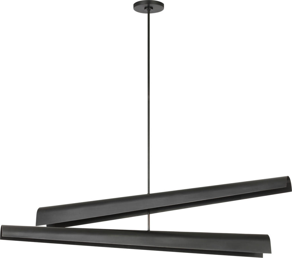 Piel 52" Multi-Positional Chandelier | Bronze