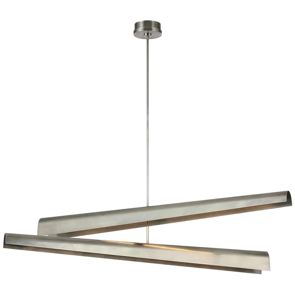 Piel 52" Multi-Positional Chandelier | Pewter