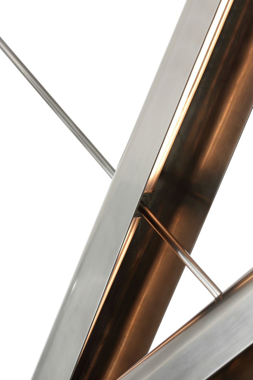 Piel 52" Multi-Positional Chandelier | Pewter