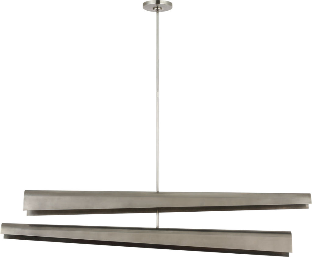 Piel 52" Multi-Positional Chandelier | Pewter