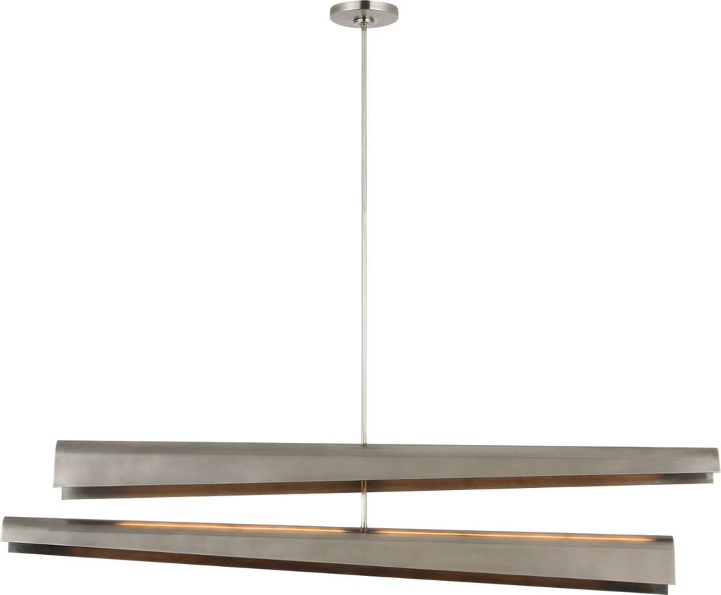 Piel 52" Multi-Positional Chandelier | Pewter