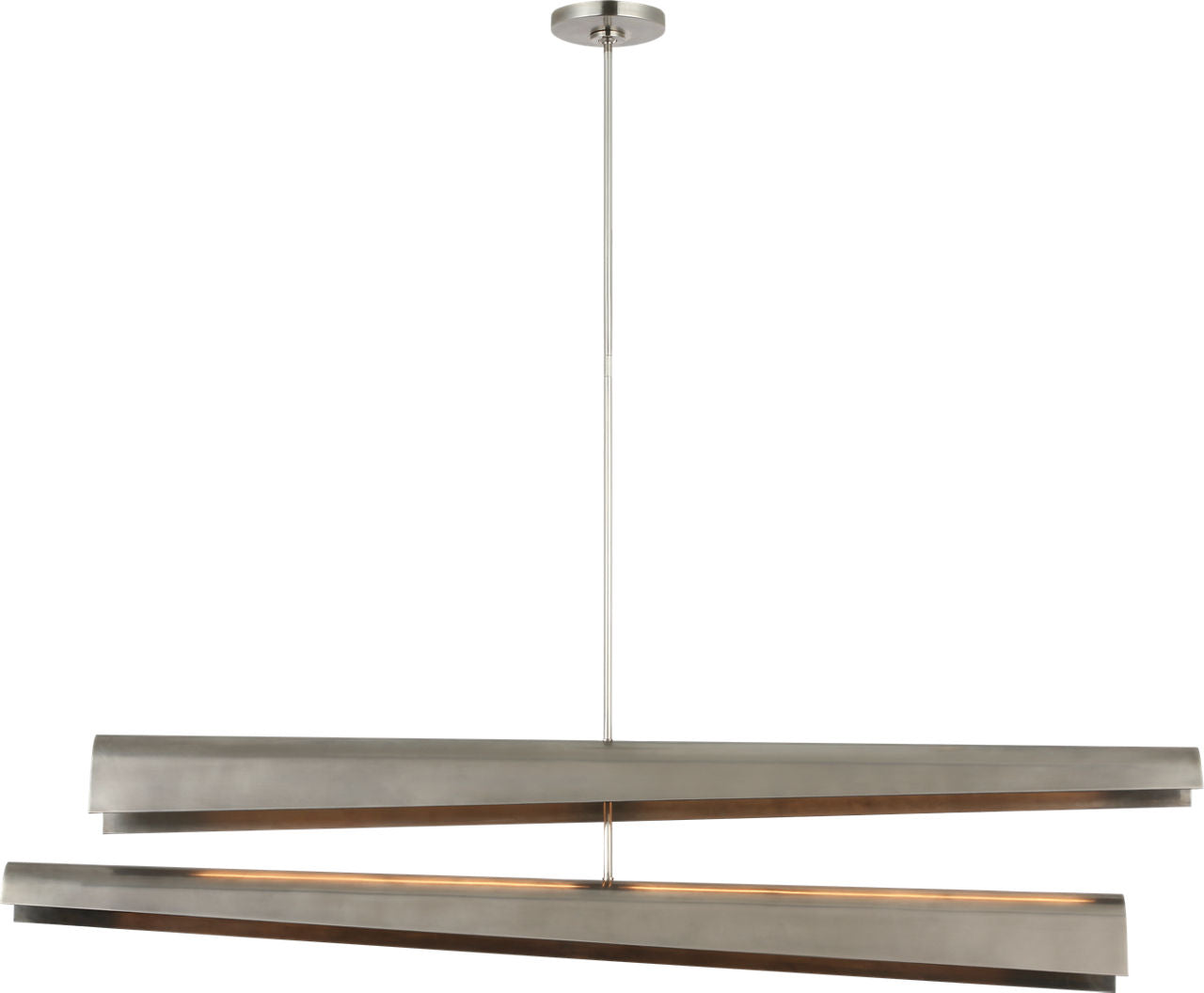 Piel 52" Multi-Positional Chandelier | Pewter