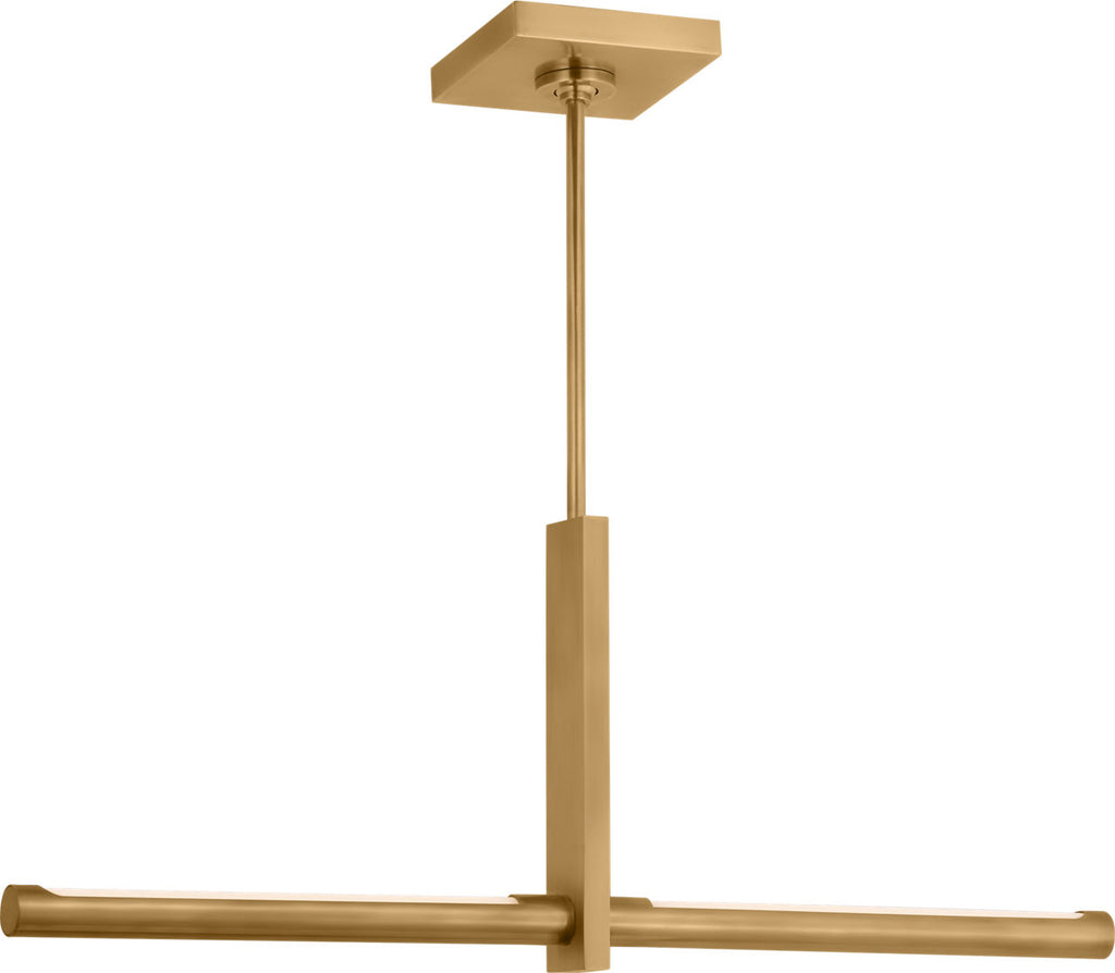 Axis 24" Linear Pendant | Antique-Burnished Brass