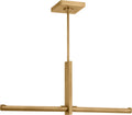 Axis 24" Linear Pendant | Antique-Burnished Brass