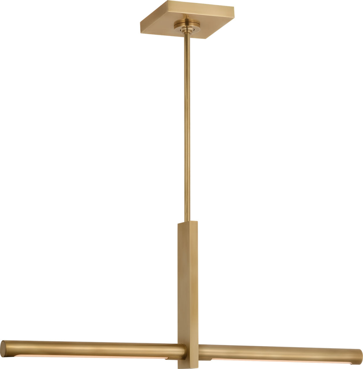 Axis 24" Linear Pendant | Antique-Burnished Brass